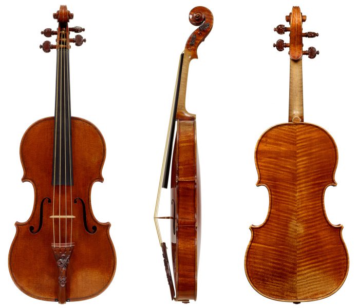 Le "Lady Blunt" est un violon baroque qui possède encore son manche d'origine.