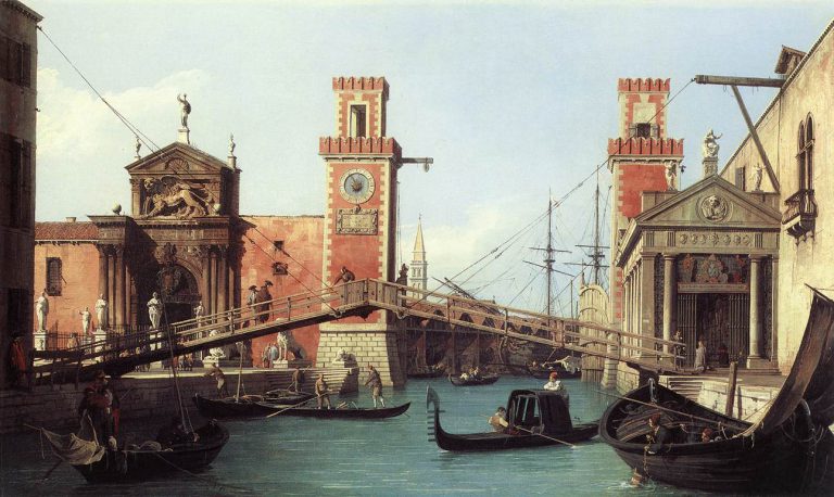 Tableau l'Arsenal de Venise
