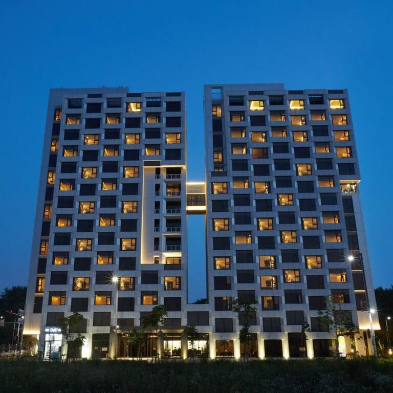 L'hôtel dans lequel j'ai été confiné durant ma quarantaine en Corée.