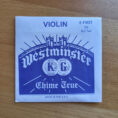 Corde Mi Westminster pour violon - Face