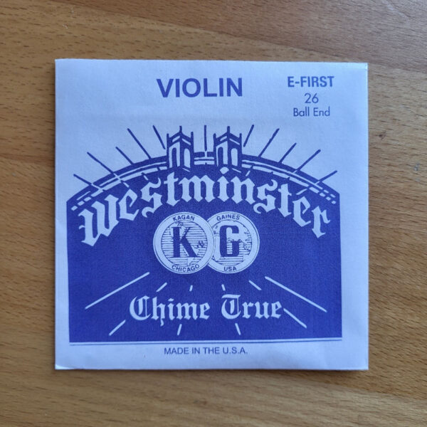 Corde Mi Westminster pour violon - Face